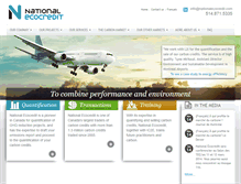 Tablet Screenshot of nationalecocredit.com